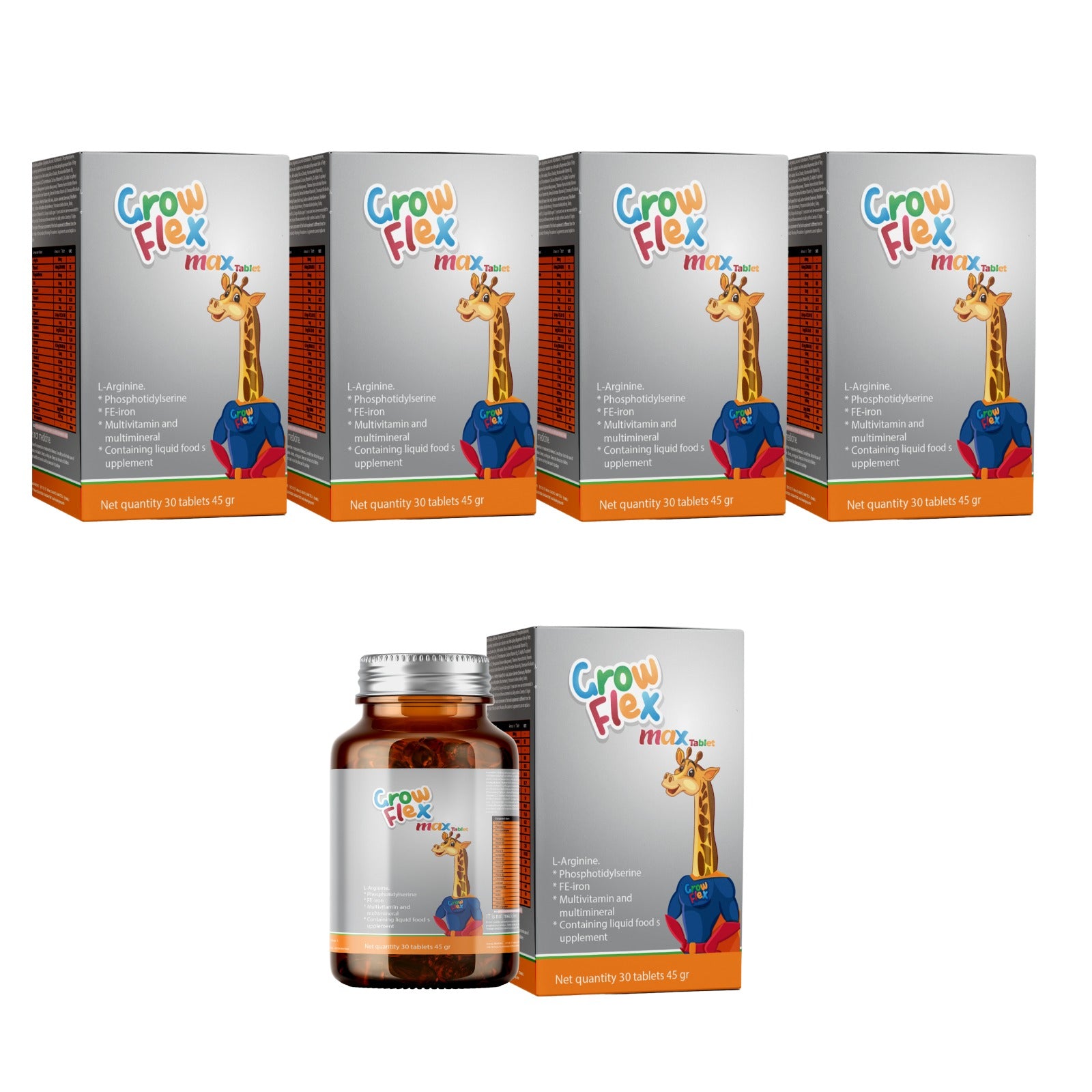 كبسولات جروفلكس ماكس 5 علبة-Growflex