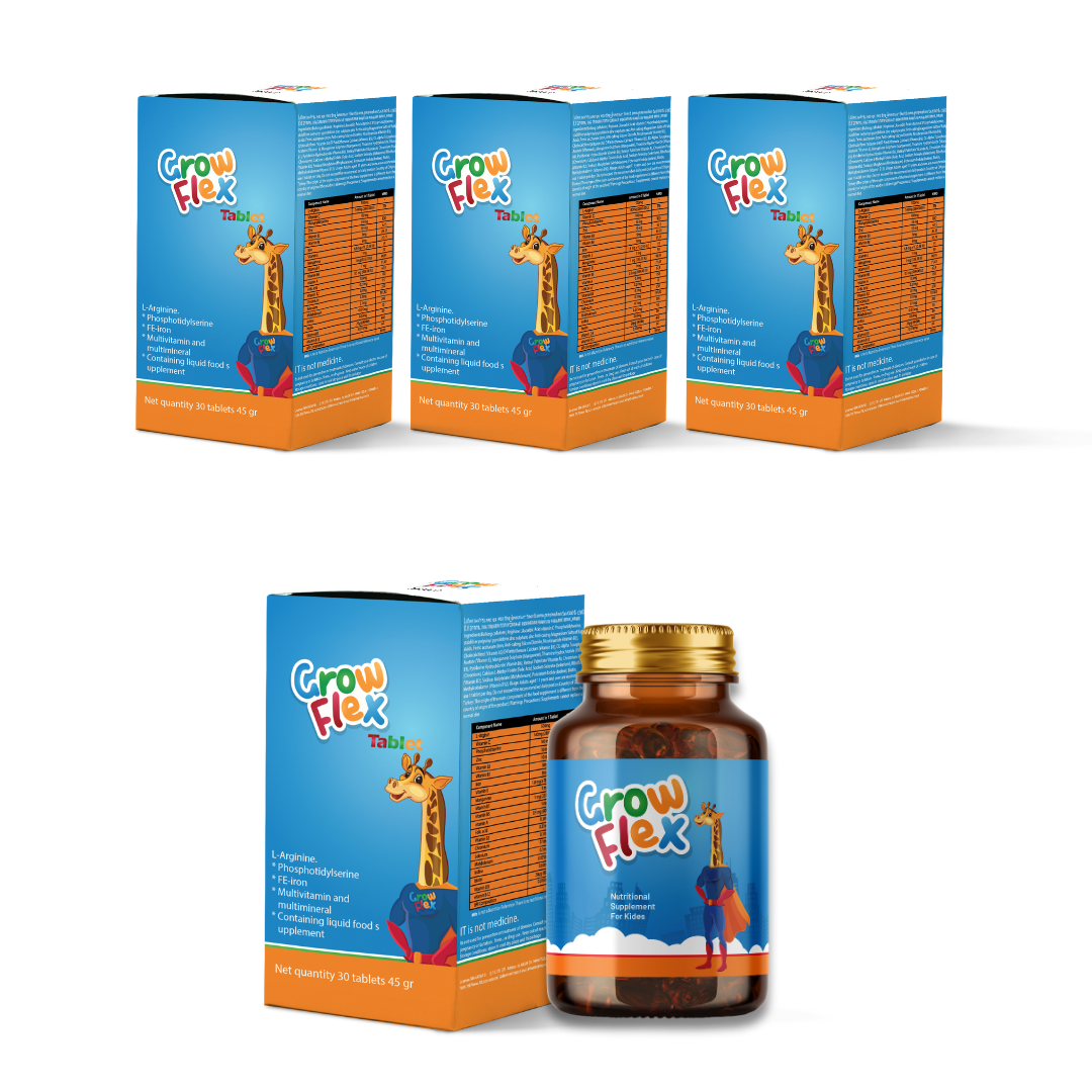 كبسولات جروفلكس فوكس 4 علبة-Growflex